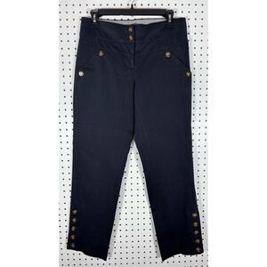 Anthropologie Leifsdottir button accent pants size 8